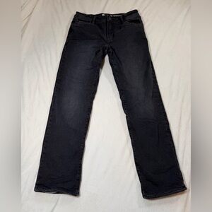 GAP Women's Jet Black Straight Leg Jeans